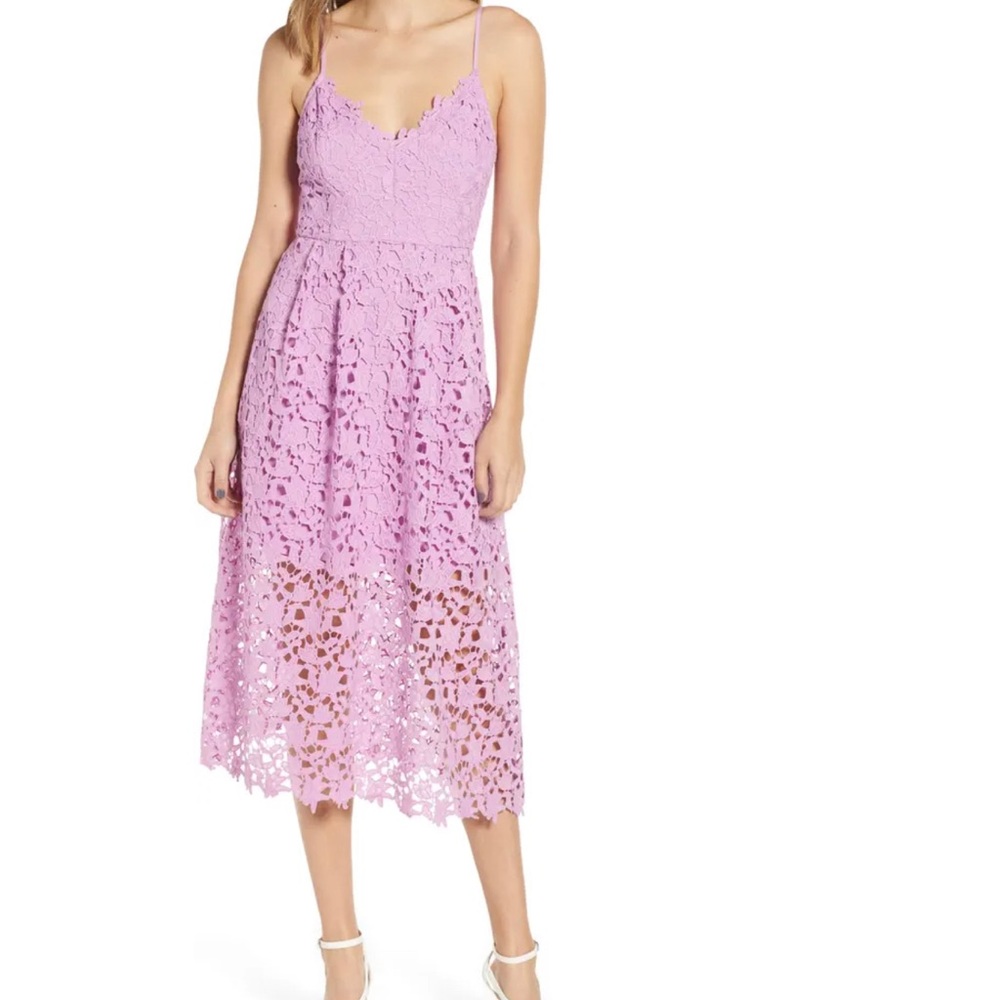 ASTR the Label purple lace dress